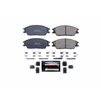 PowerStop Power Stop 95-05 Hyundai Accent Front Z23 Evolution Sport Brake Pads w/Hardware Z23-404