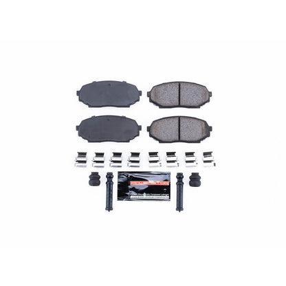 PowerStop Power Stop 90-93 Geo Storm Front Z23 Evolution Sport Brake Pads w/Hardware Z23-457