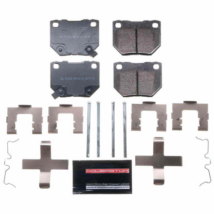 PowerStop Power Stop 90-96 Nissan 300ZX Rear Z23 Evolution Sport Brake Pads w/Hardware Z23-461