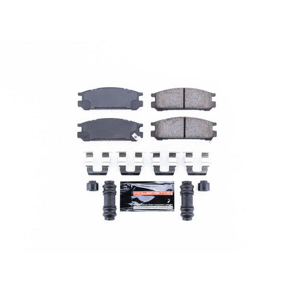 PowerStop Power Stop 93-96 Subaru Impreza Rear Z23 Evolution Sport Brake Pads w/Hardware Z23-471