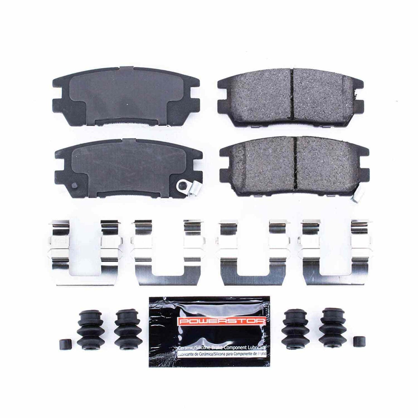 PowerStop Power Stop 92-00 Mitsubishi Montero Rear Z23 Evolution Sport Brake Pads w/Hardware Z23-567