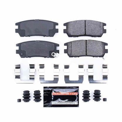PowerStop Power Stop 92-00 Mitsubishi Montero Rear Z23 Evolution Sport Brake Pads w/Hardware Z23-567