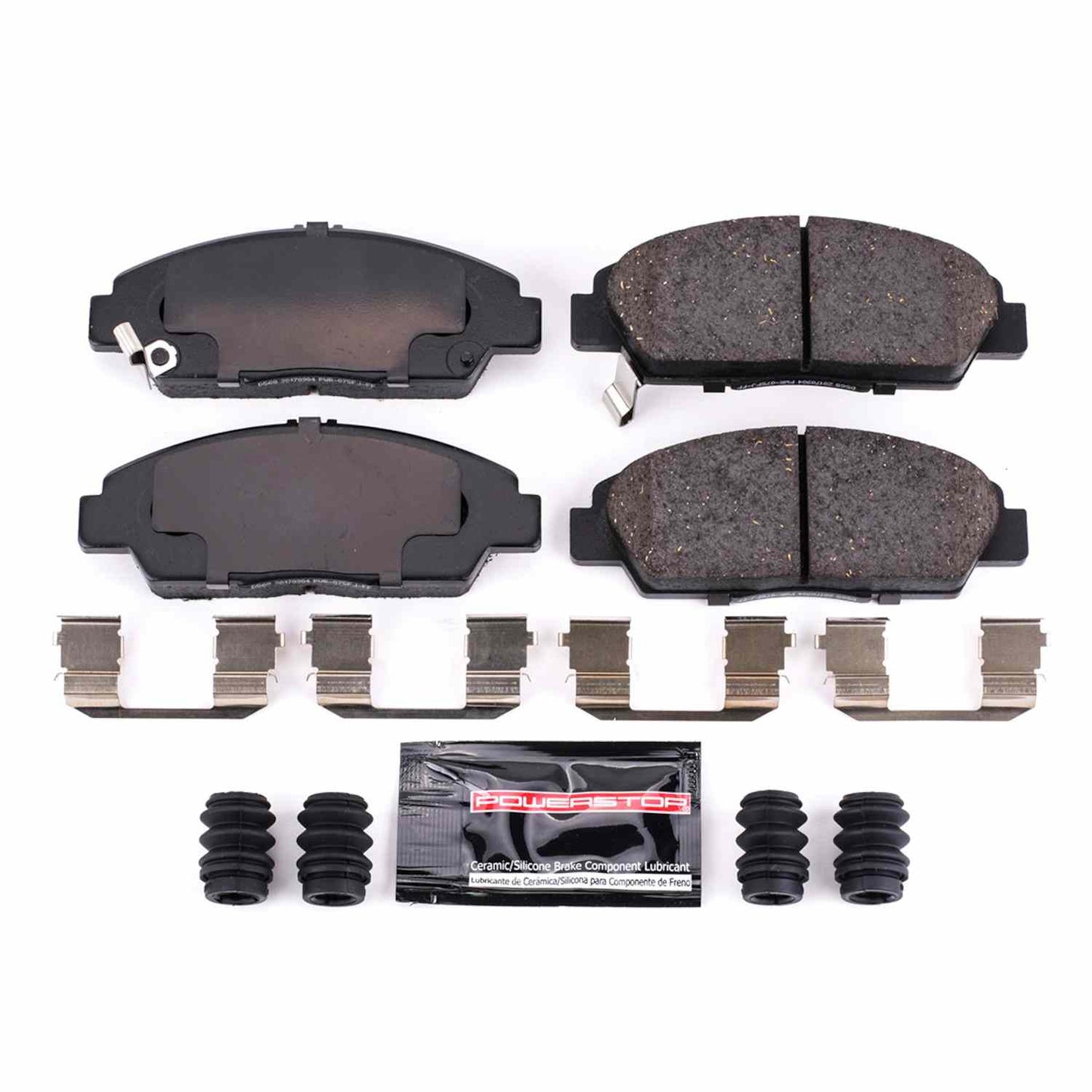 PowerStop Power Stop 92-96 Honda Prelude Front Z23 Evolution Sport Brake Pads w/Hardware Z23-568