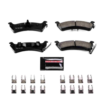 PowerStop Power Stop 94-98 Jeep Grand Cherokee Rear Z23 Evolution Sport Brake Pads w/Hardware Z23-666