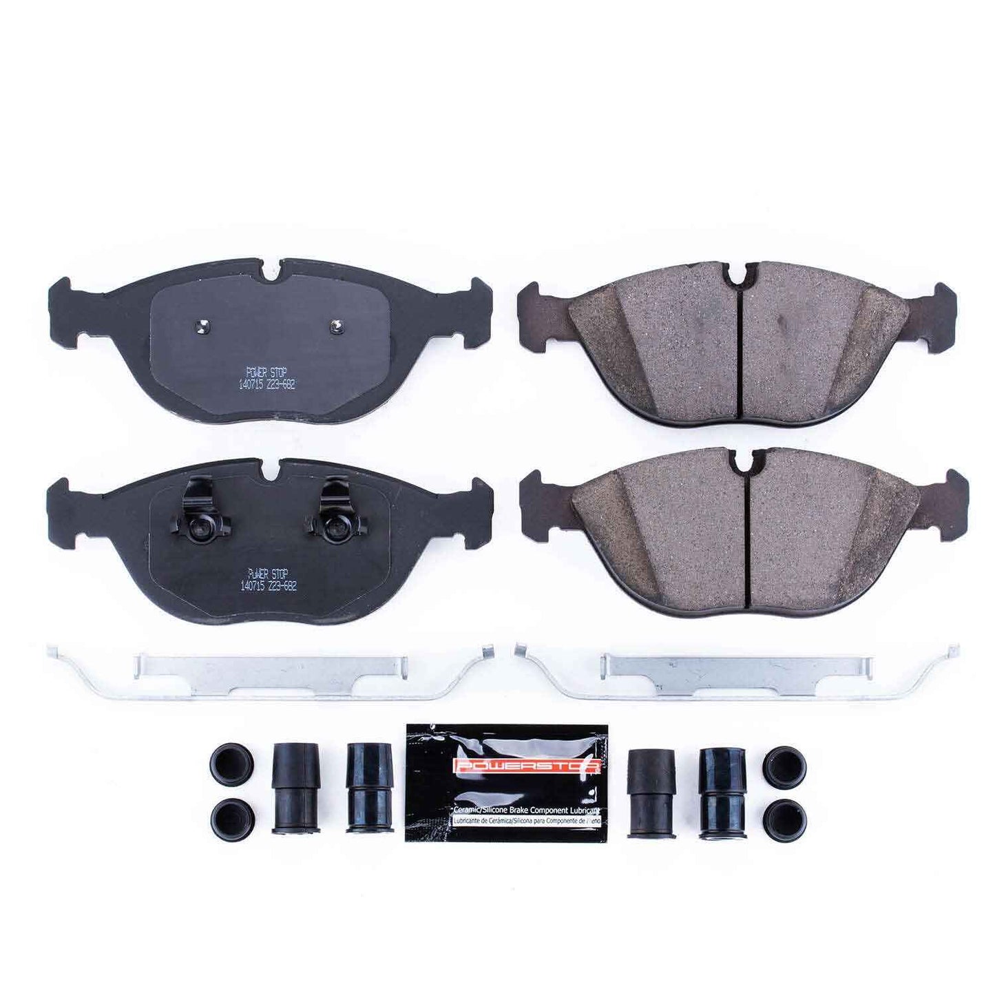 PowerStop Power Stop 04-06 Audi TT Quattro Front Z23 Evolution Sport Brake Pads w/Hardware Z23-682