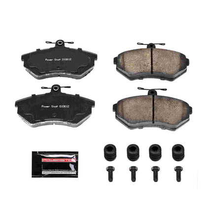 PowerStop Power Stop 95-02 Volkswagen Cabrio Front Z23 Evolution Sport Brake Pads w/Hardware Z23-696