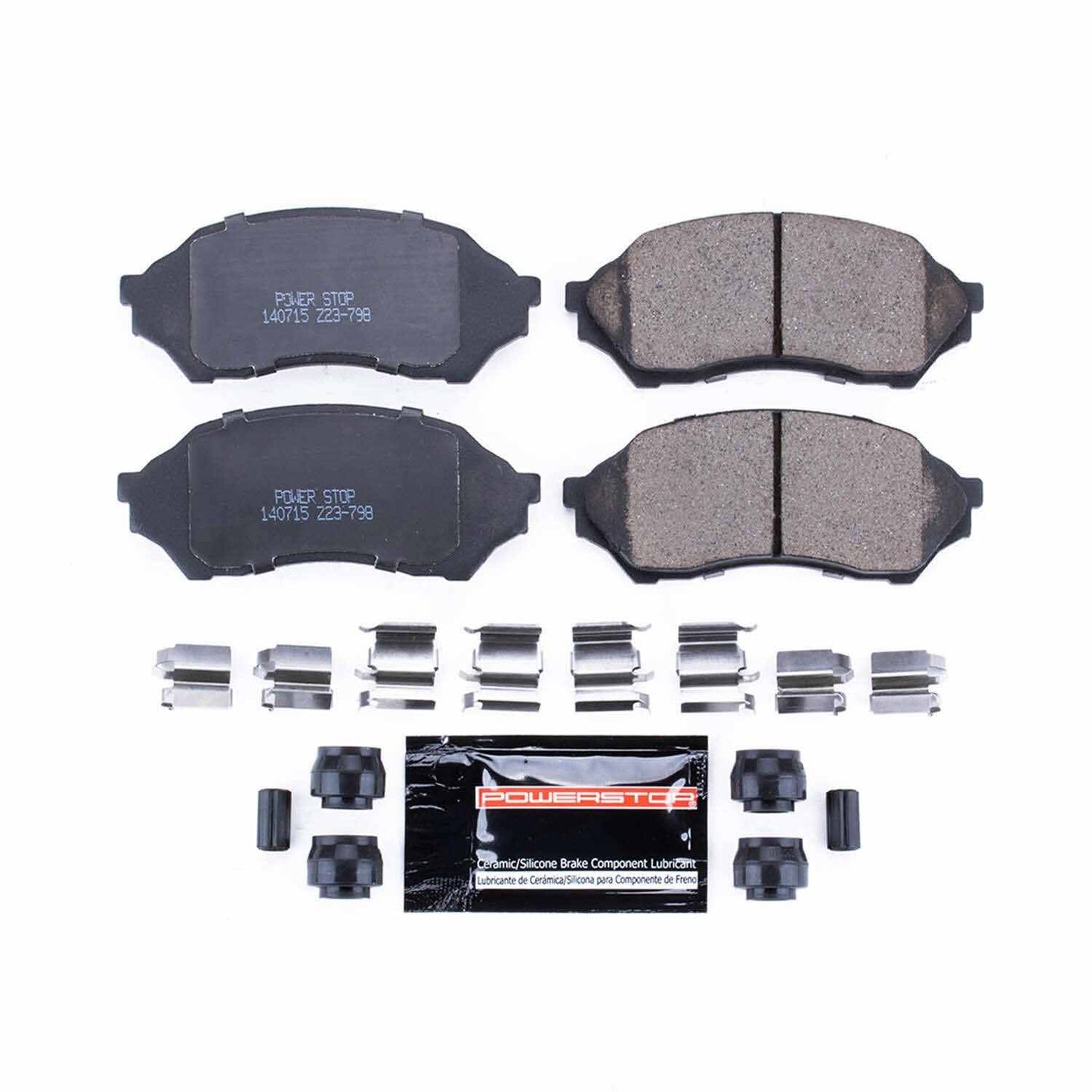 PowerStop Power Stop 99-01 Mazda Protege Front Z23 Evolution Sport Brake Pads w/Hardware Z23-798