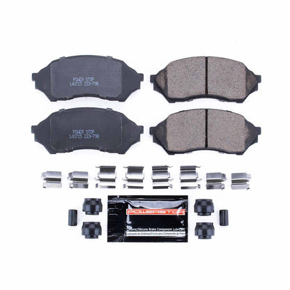 PowerStop Power Stop 99-01 Mazda Protege Front Z23 Evolution Sport Brake Pads w/Hardware Z23-798