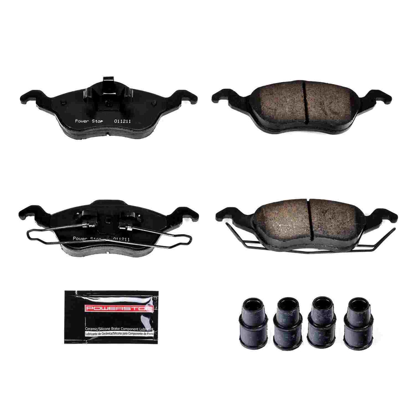 PowerStop Power Stop 00-04 Ford Focus Front Z23 Evolution Sport Brake Pads w/Hardware Z23-816
