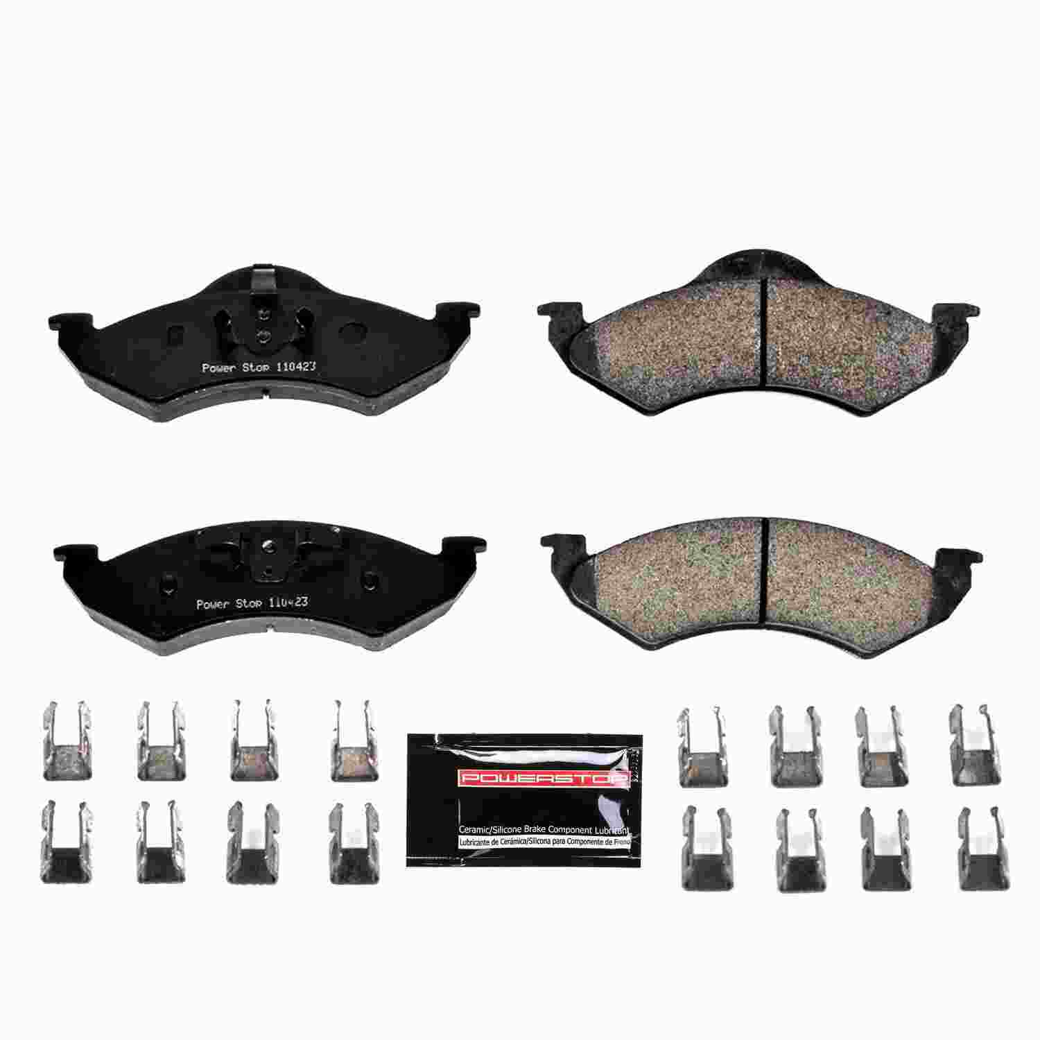 PowerStop Power Stop 00-02 Dodge Dakota Front Z23 Evolution Sport Brake Pads w/Hardware Z23-820