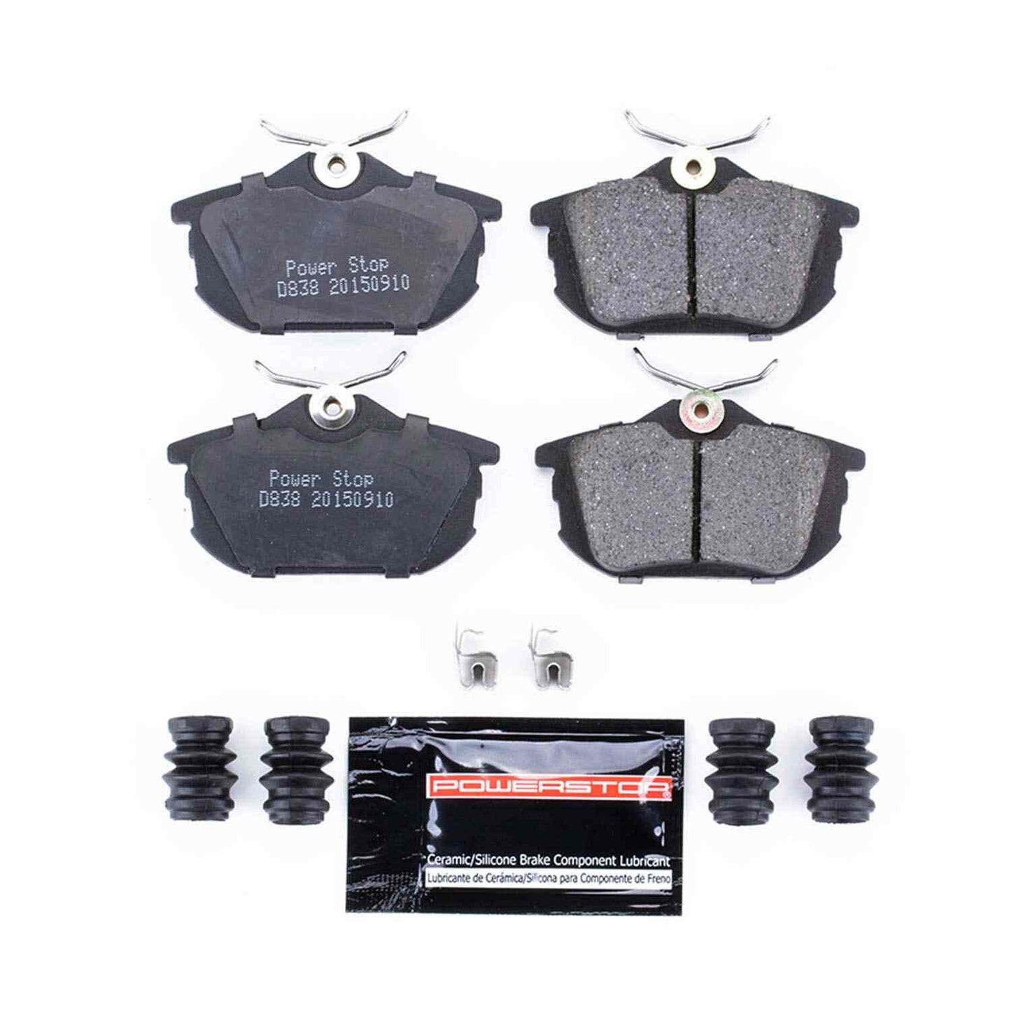 PowerStop Power Stop 00-04 Volvo S40 Rear Z23 Evolution Sport Brake Pads w/Hardware Z23-838