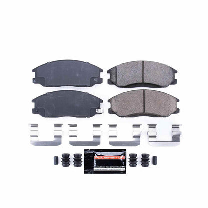 PowerStop Power Stop 01-06 Hyundai Santa Fe Front Z23 Evolution Sport Brake Pads w/Hardware Z23-864