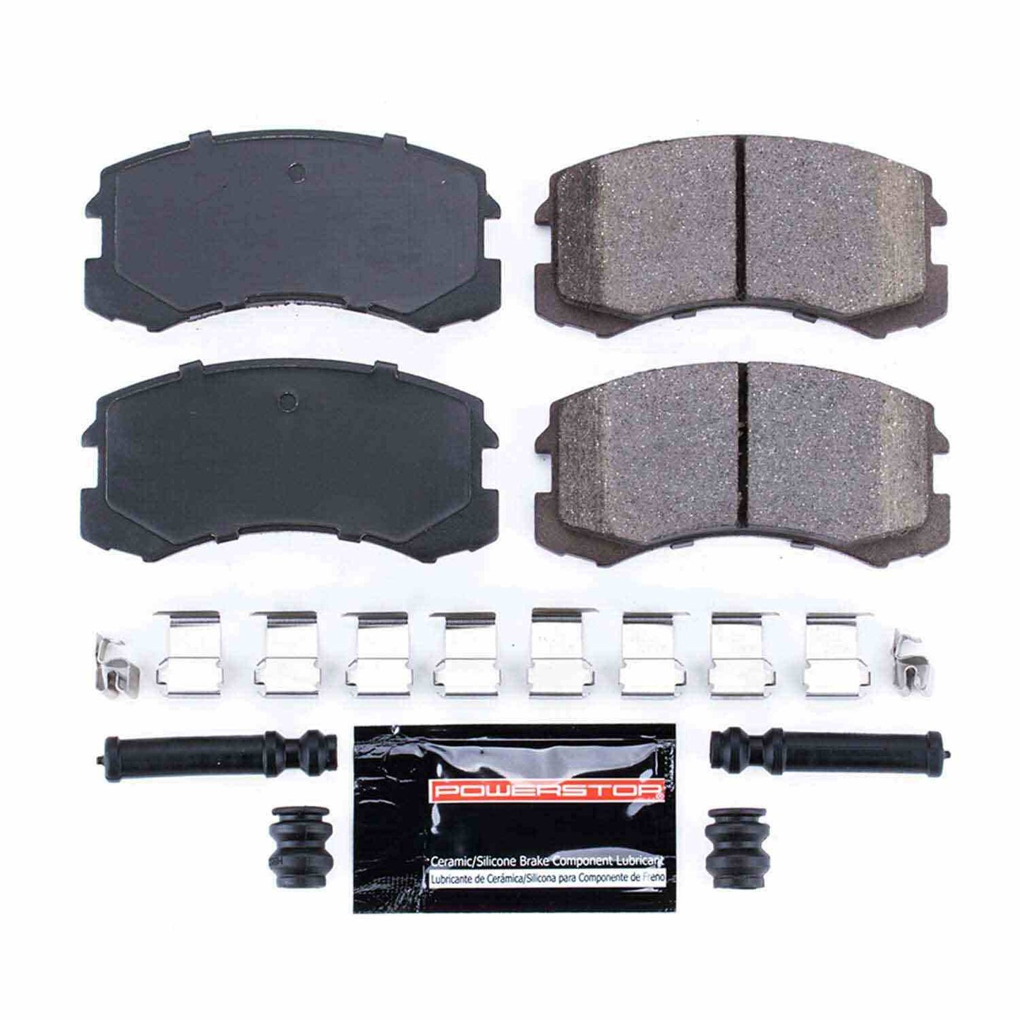 PowerStop Power Stop 02-07 Mitsubishi Lancer Front Z23 Evolution Sport Brake Pads w/Hardware Z23-904