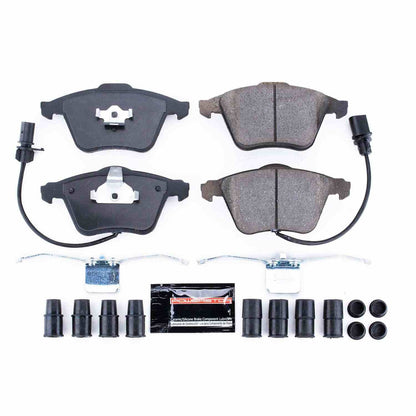 PowerStop Power Stop 05-09 Audi A4 Front Z23 Evolution Sport Brake Pads w/Hardware Z23-915A