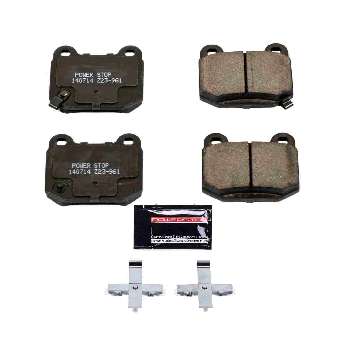 PowerStop Power Stop 03-05 Infiniti G35 Rear Z23 Evolution Sport Brake Pads w/Hardware Z23-961