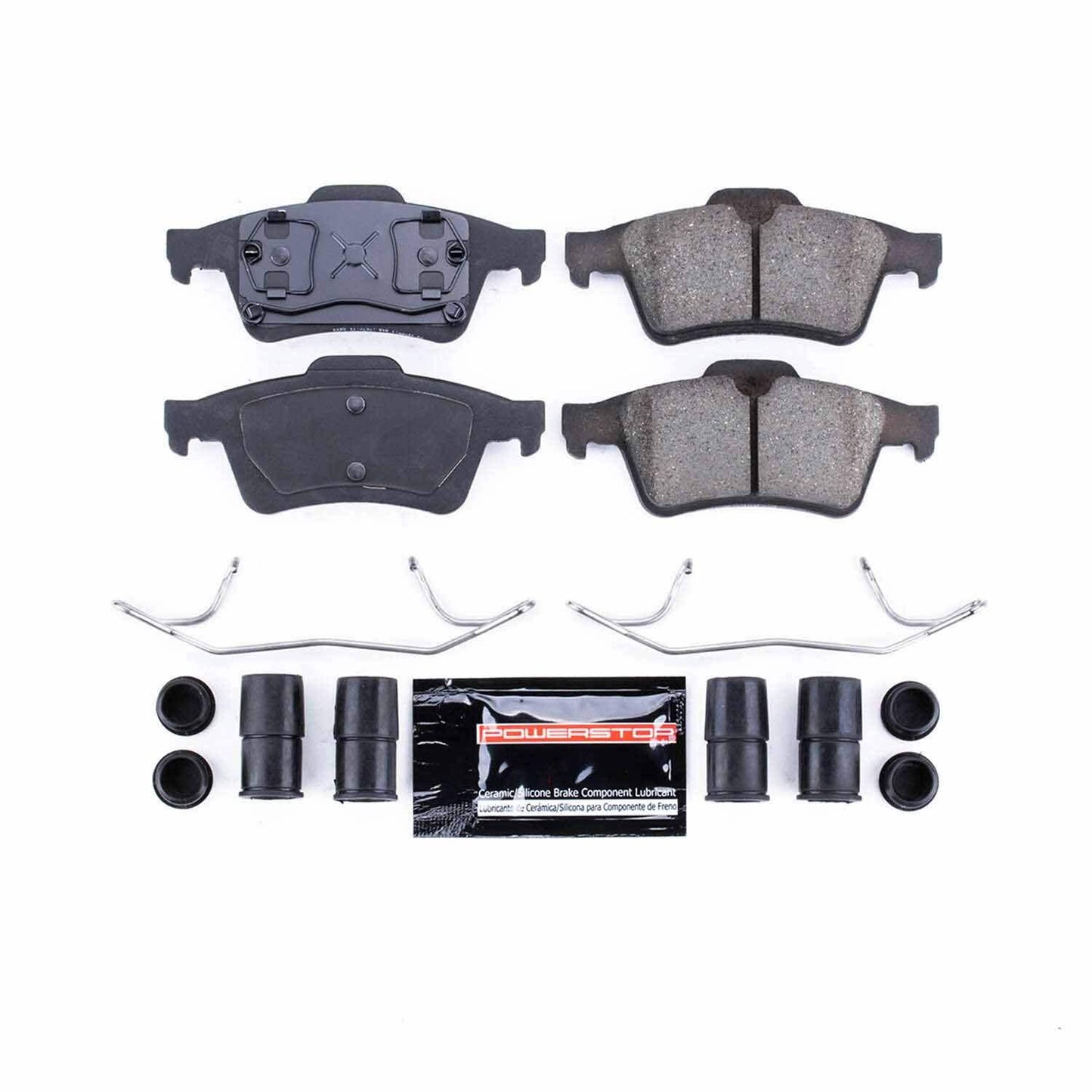 PowerStop Power Stop 04-05 Mazda 3 Rear Z23 Evolution Sport Brake Pads w/Hardware Z23-973