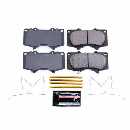 PowerStop Power Stop 10-19 Toyota 4Runner Front Z23 Evolution Sport Brake Pads w/Hardware Z23-976B