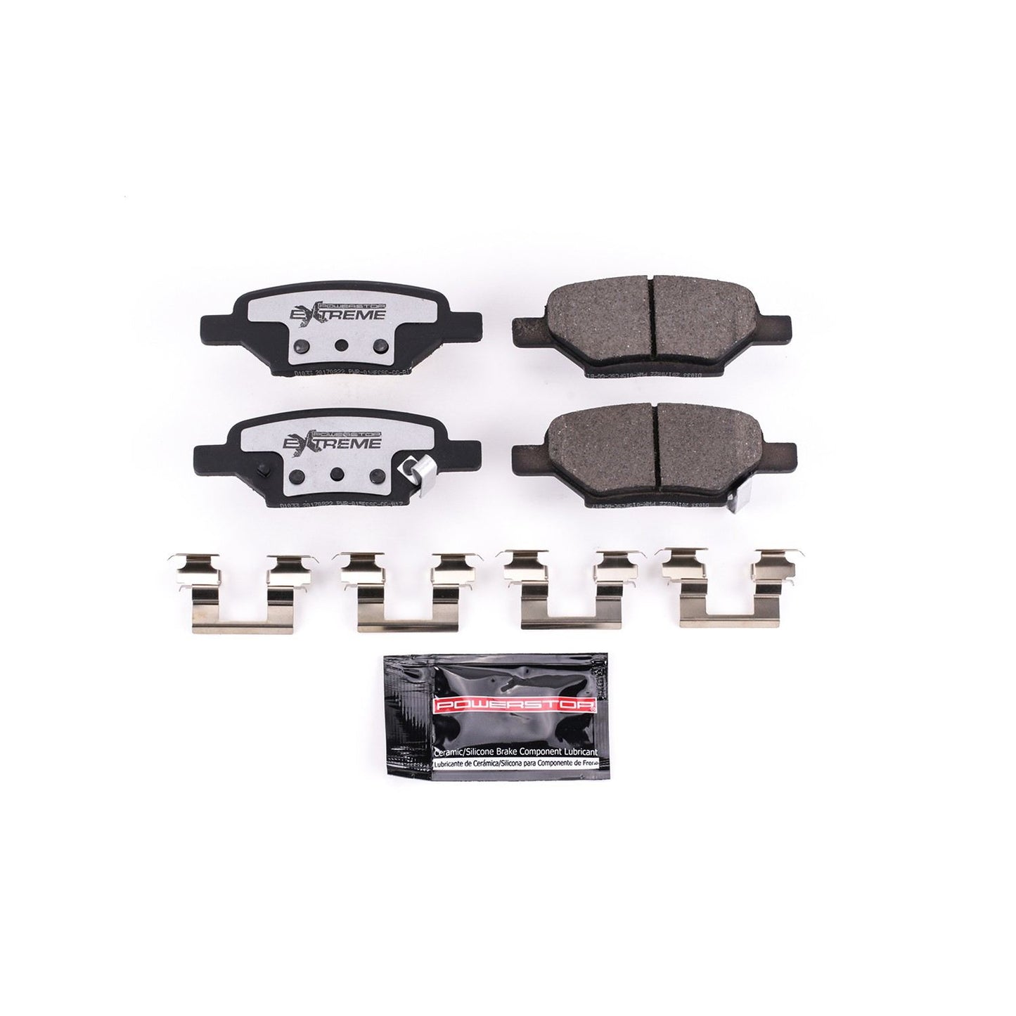 PowerStop Power Stop 05-08 Chevrolet Cobalt Rear Z26 Extreme Street Brake Pads w/Hardware Z26-1033