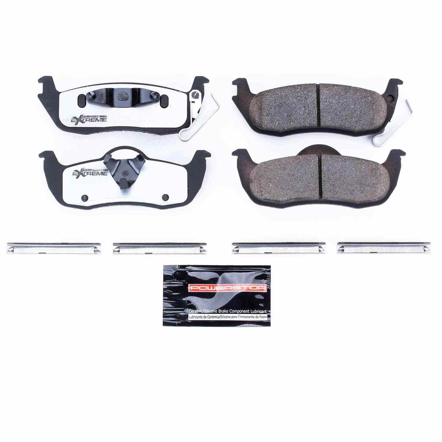 PowerStop Power Stop 06-10 Jeep Commander Rear Z26 Extreme Street Brake Pads w/Hardware Z26-1087