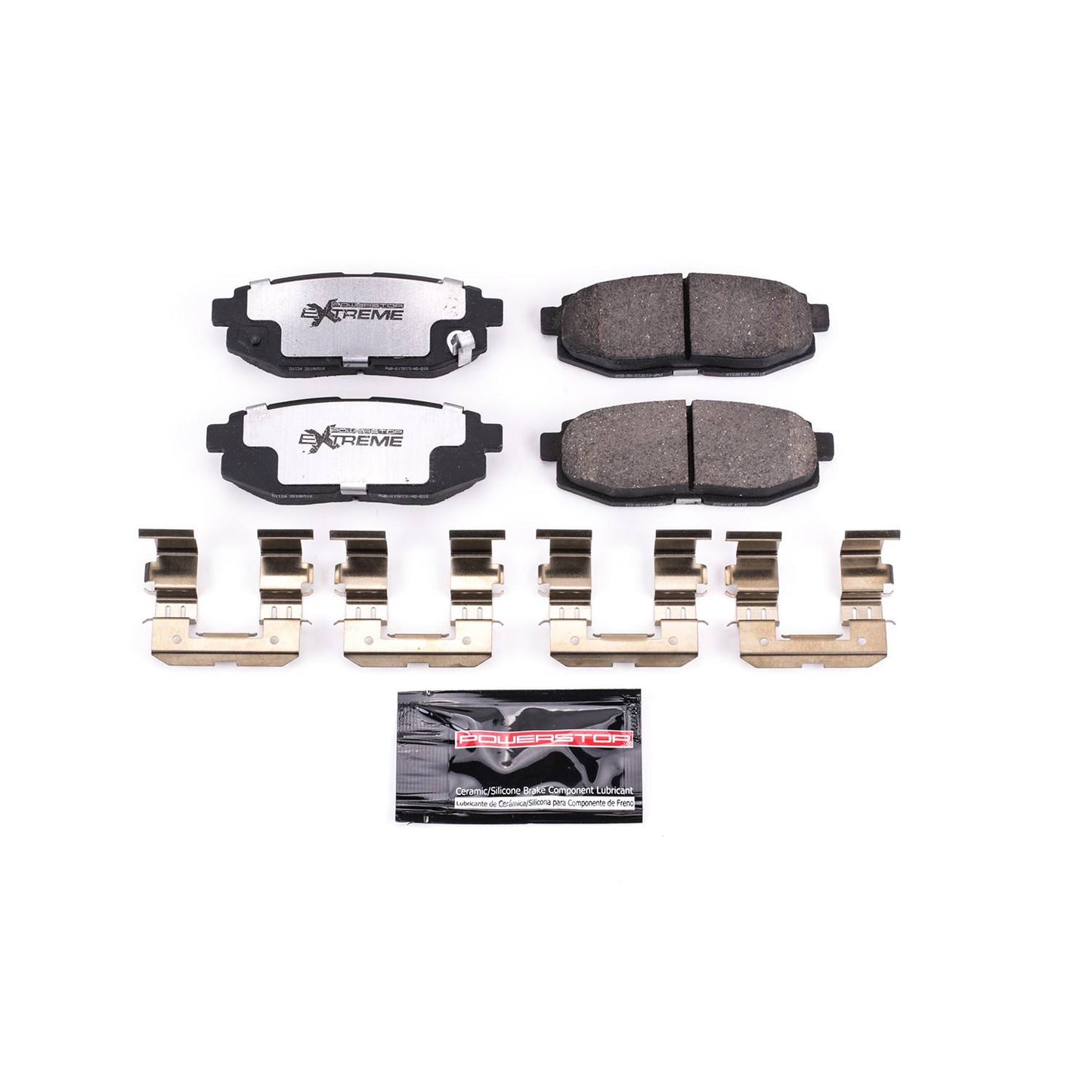 PowerStop Power Stop 13-16 Scion FR-S Rear Z26 Extreme Street Brake Pads w/Hardware Z26-1124