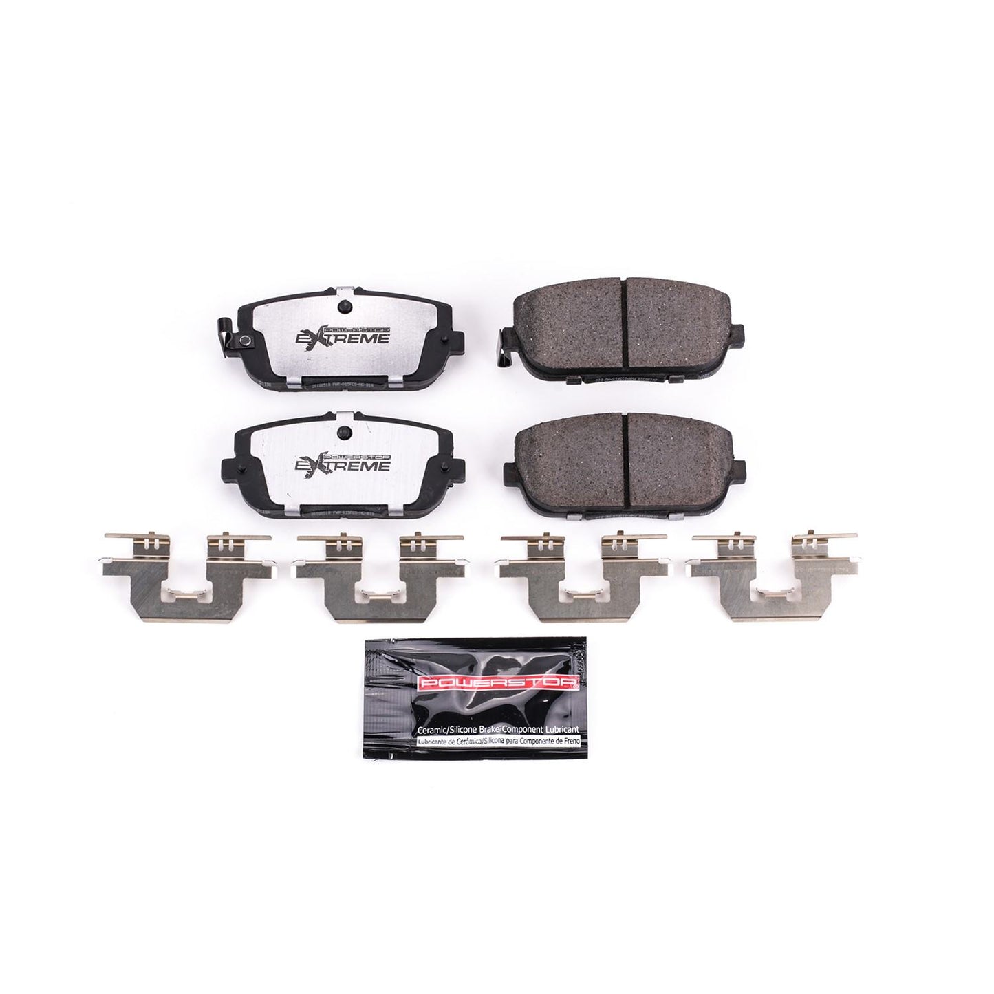 PowerStop Power Stop 17-19 Fiat 124 Spider Rear Z26 Extreme Street Brake Pads w/Hardware Z26-1180