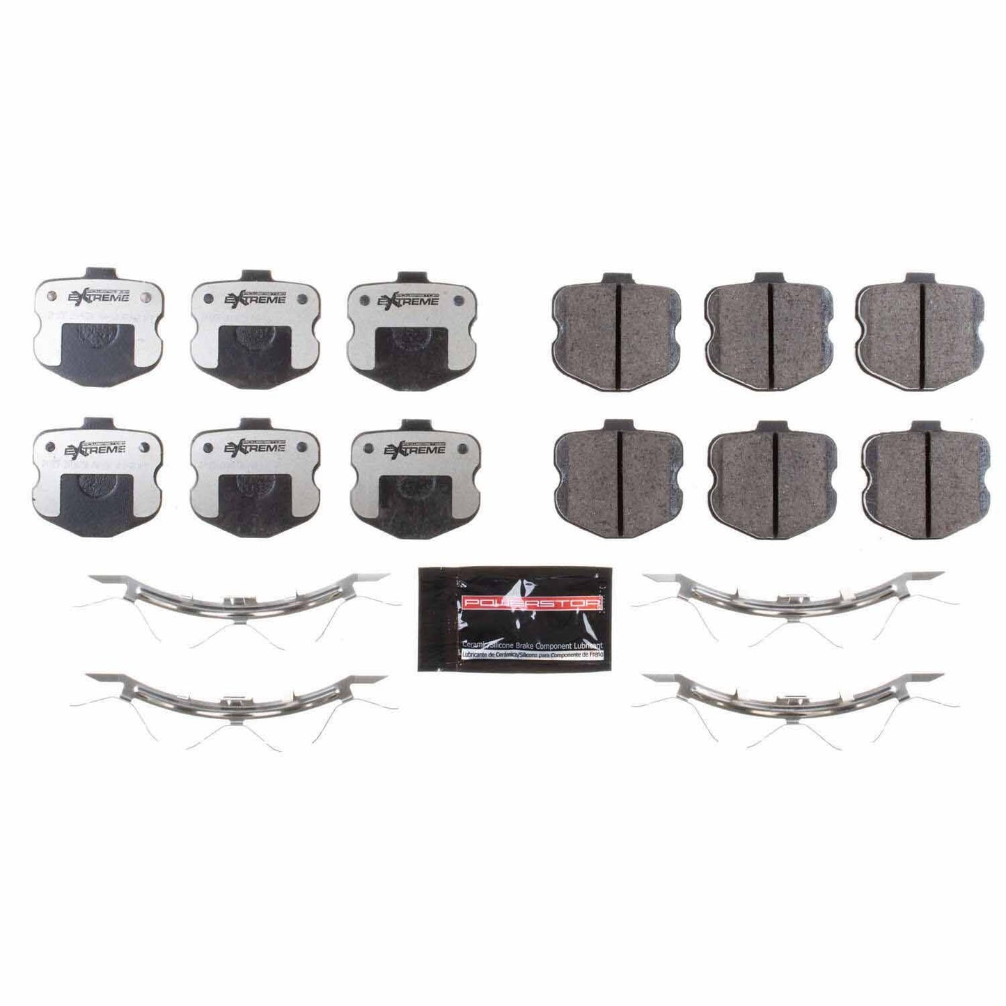 PowerStop Power Stop 06-13 Chevrolet Corvette Front Z26 Extreme Street Brake Pads w/Hardware Z26-1185F