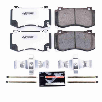 PowerStop Power Stop 05-10 Chrysler 300 Front Z26 Extreme Street Brake Pads w/Hardware Z26-1298