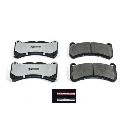 PowerStop Power Stop 13-14 Ford Mustang Front Z26 Extreme Street Brake Pads w/Hardware Z26-1365