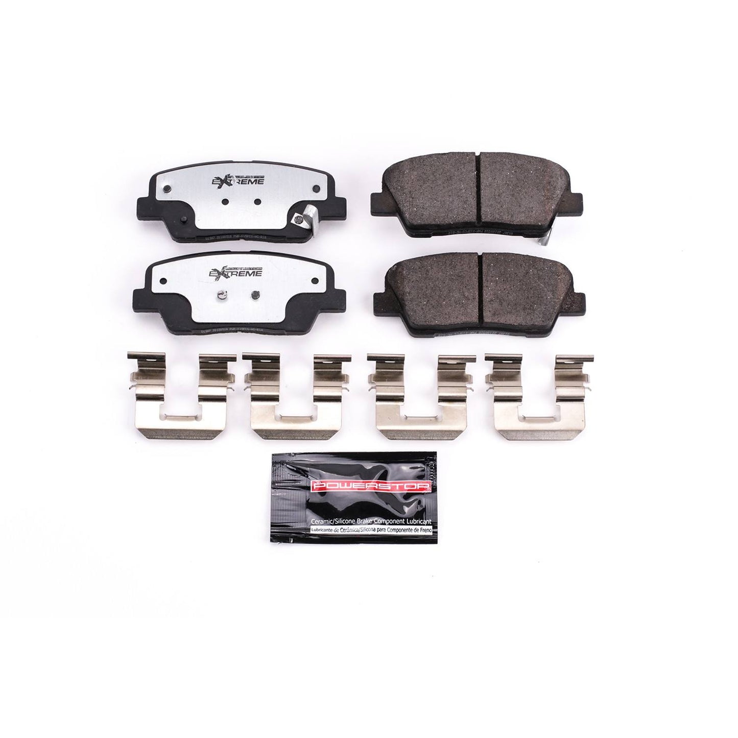 PowerStop Power Stop 2010 Hyundai Genesis Rear Z26 Extreme Street Brake Pads w/Hardware Z26-1387