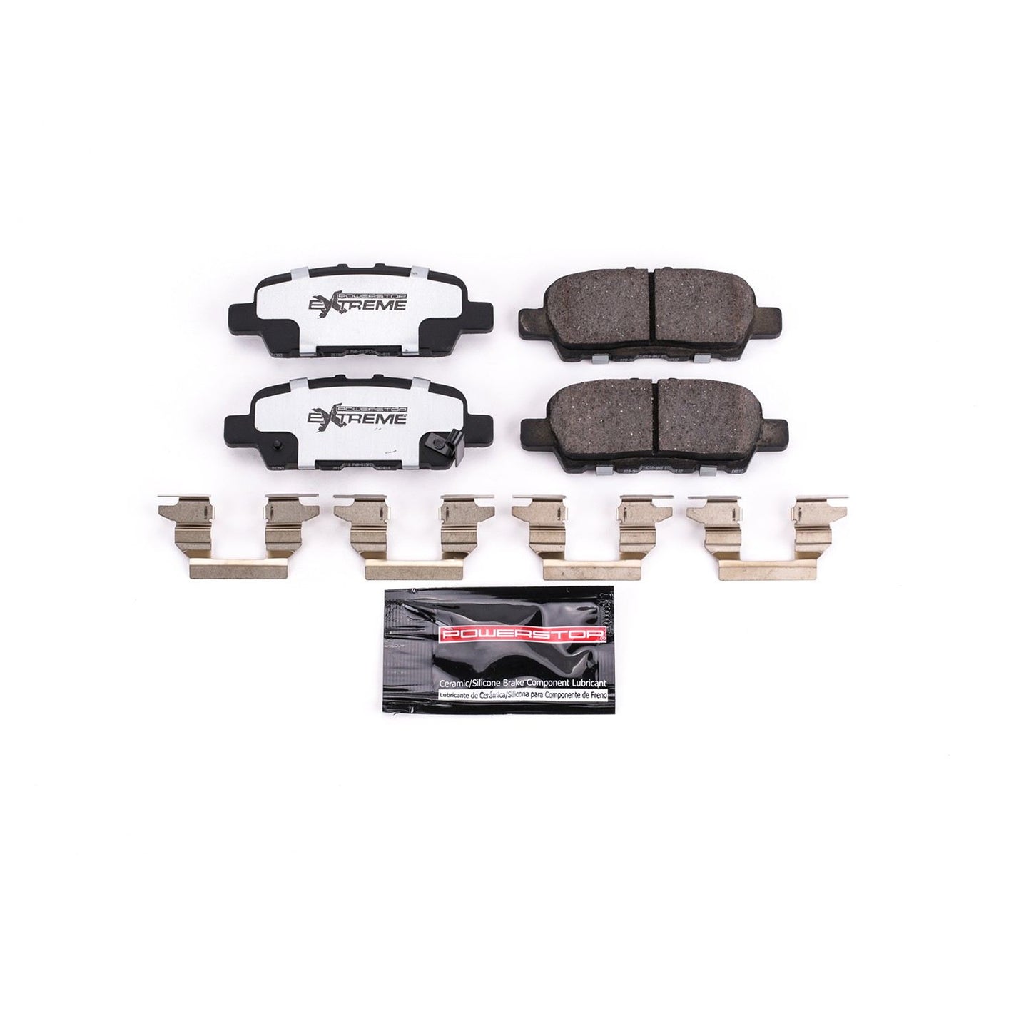 PowerStop Power Stop 11-12 Infiniti EX35 Rear Z26 Extreme Street Brake Pads w/Hardware Z26-1393