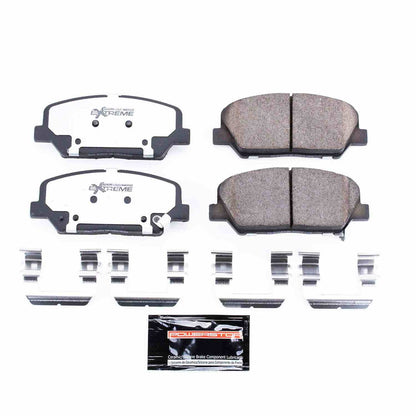 PowerStop Power Stop 10-16 Hyundai Genesis Coupe Front Z26 Extreme Street Brake Pads w/Hardware Z26-1413