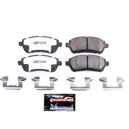 PowerStop Power Stop 11-19 Ford Fiesta Front Z26 Extreme Street Brake Pads w/Hardware Z26-1454