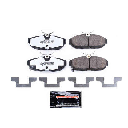 PowerStop Power Stop 2012 Ford Mustang Rear Z26 Extreme Street Brake Pads w/Hardware Z26-1562