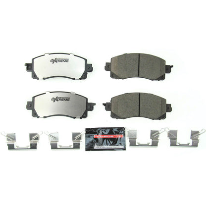 PowerStop Power Stop 18-19 Subaru Crosstrek Front Z26 Extreme Street Brake Pads w/Hardware Z26-2045