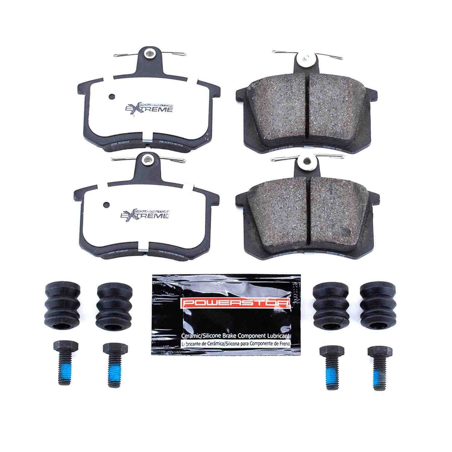 PowerStop Power Stop 88-92 Audi 80 Rear Z26 Extreme Street Brake Pads w/Hardware Z26-228