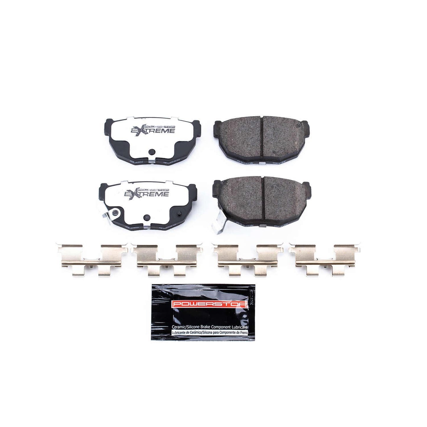 PowerStop Power Stop 86-88 Nissan 200SX Rear Z26 Extreme Street Brake Pads w/Hardware Z26-230