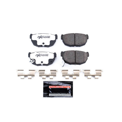 PowerStop Power Stop 86-88 Nissan 200SX Rear Z26 Extreme Street Brake Pads w/Hardware Z26-230