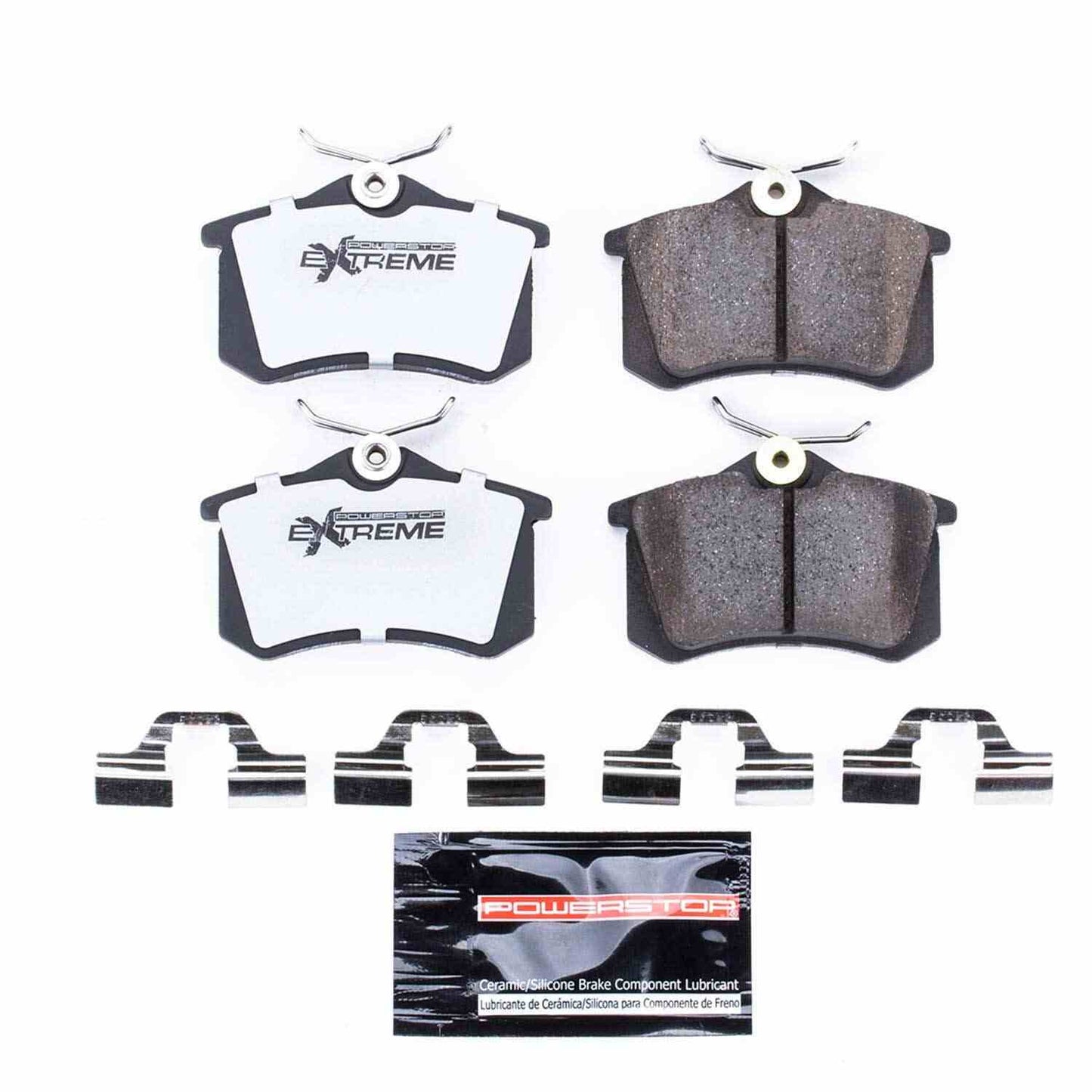PowerStop Power Stop 03-04 Audi A4 Rear Z26 Extreme Street Brake Pads w/Hardware Z26-340A