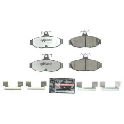 Power Stop 1993 Ford Mustang Rear Z26 Extreme Street Brake Pads w/Hardware Z26-347