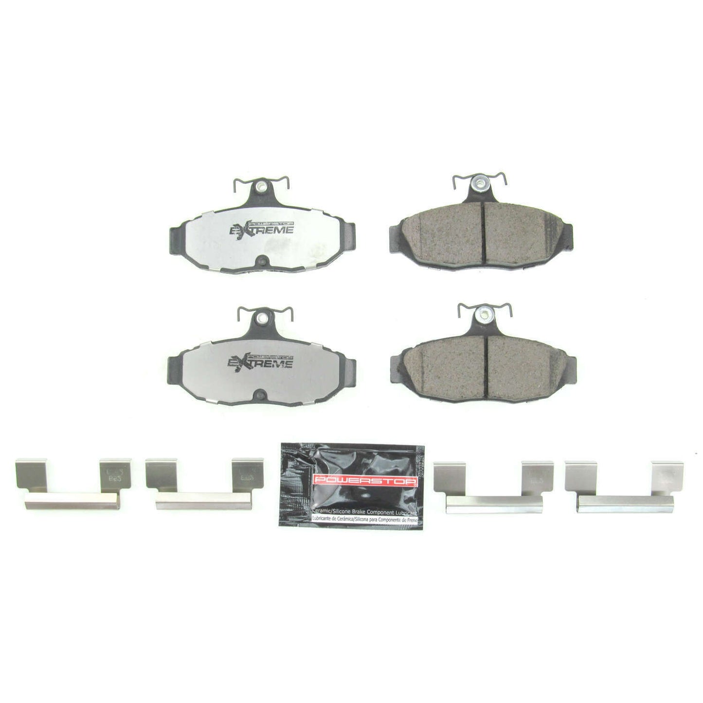 Power Stop 1993 Ford Mustang Rear Z26 Extreme Street Brake Pads w/Hardware Z26-347