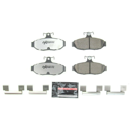 Power Stop 1993 Ford Mustang Rear Z26 Extreme Street Brake Pads w/Hardware Z26-347