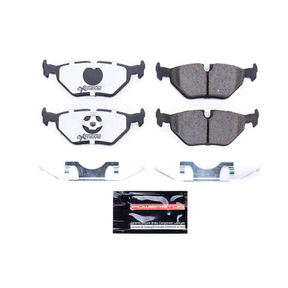 PowerStop Power Stop 91-98 BMW 318i Rear Z26 Extreme Street Brake Pads w/Hardware Z26-396