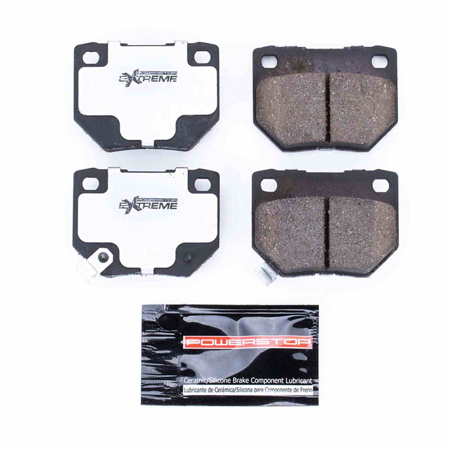PowerStop Power Stop 90-96 Nissan 300ZX Rear Z26 Extreme Street Brake Pads w/Hardware Z26-461