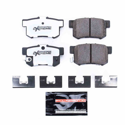 PowerStop Power Stop 01-03 Acura CL Rear Z26 Extreme Street Brake Pads w/Hardware Z26-536