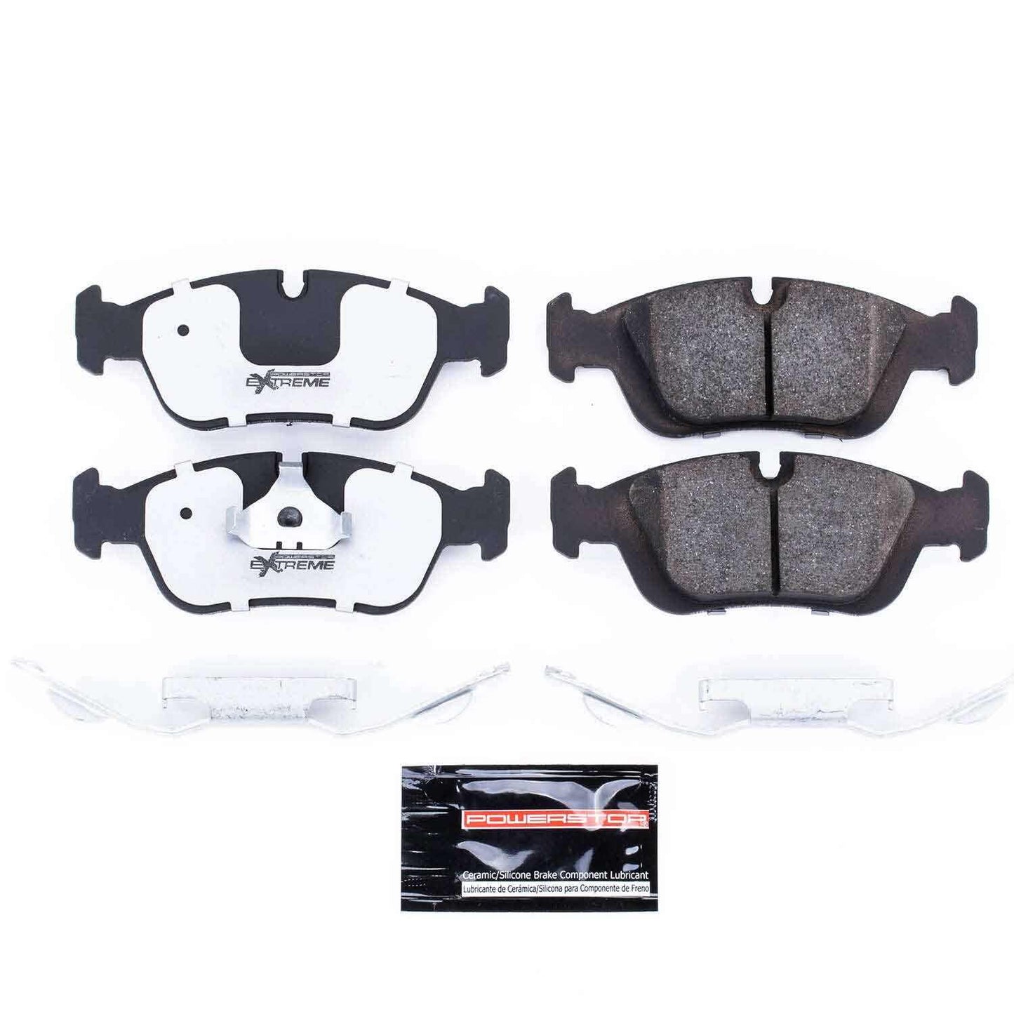 PowerStop Power Stop 91-98 BMW 318i Front Z26 Extreme Street Brake Pads w/Hardware Z26-558