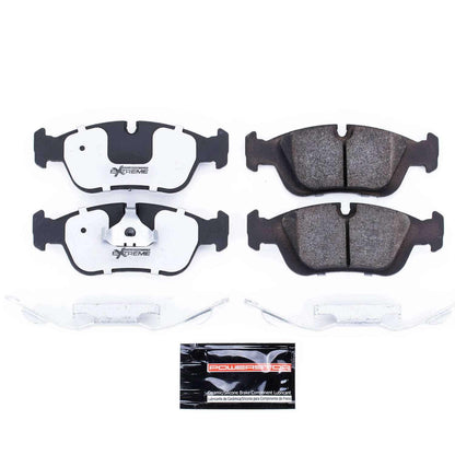 PowerStop Power Stop 91-98 BMW 318i Front Z26 Extreme Street Brake Pads w/Hardware Z26-558