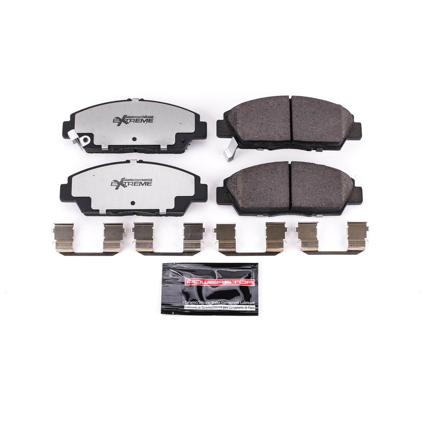 PowerStop Power Stop 92-96 Honda Prelude Front Z26 Extreme Street Brake Pads w/Hardware Z26-568