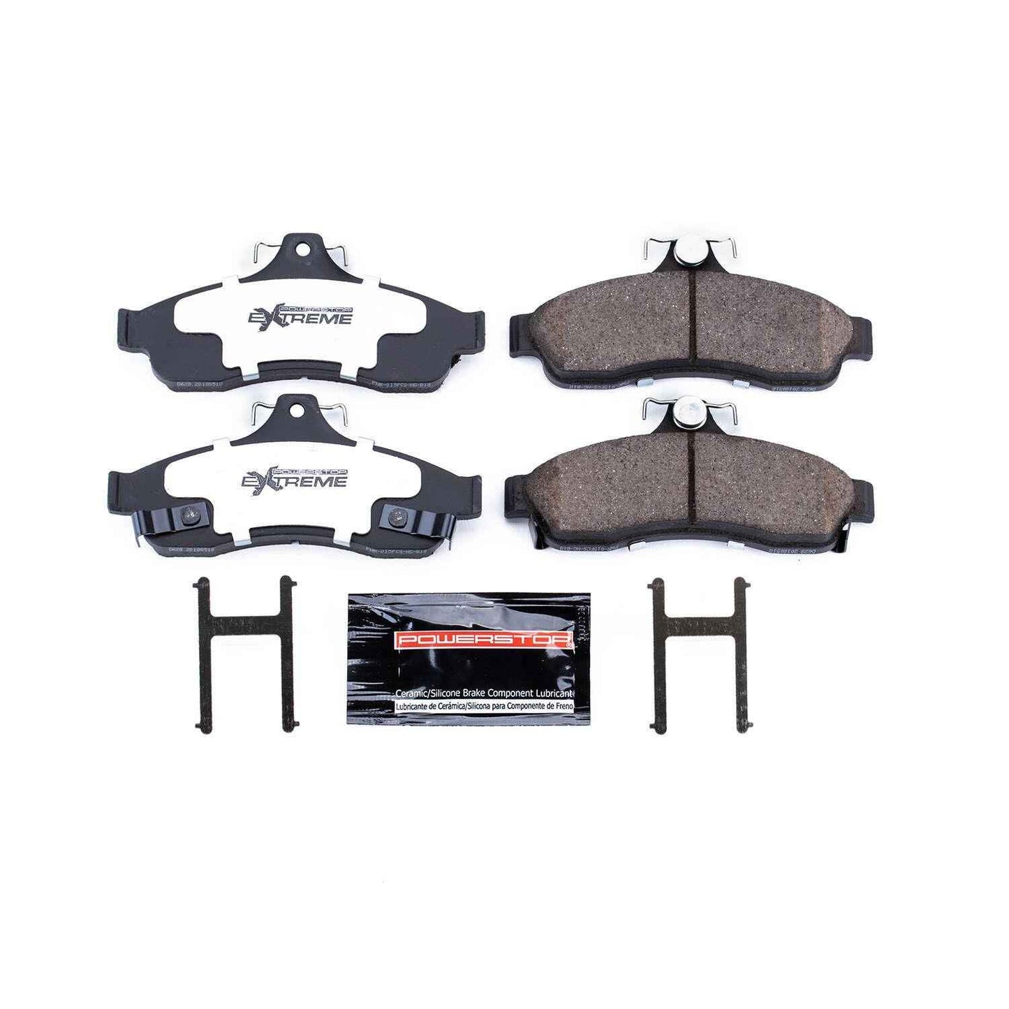 PowerStop Power Stop 94-96 Chevrolet Caprice Rear Z26 Extreme Street Brake Pads w/Hardware Z26-628