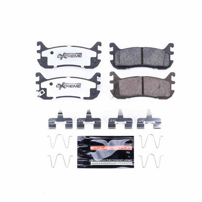 PowerStop Power Stop 97-03 Ford Escort Rear Z26 Extreme Street Brake Pads w/Hardware Z26-636