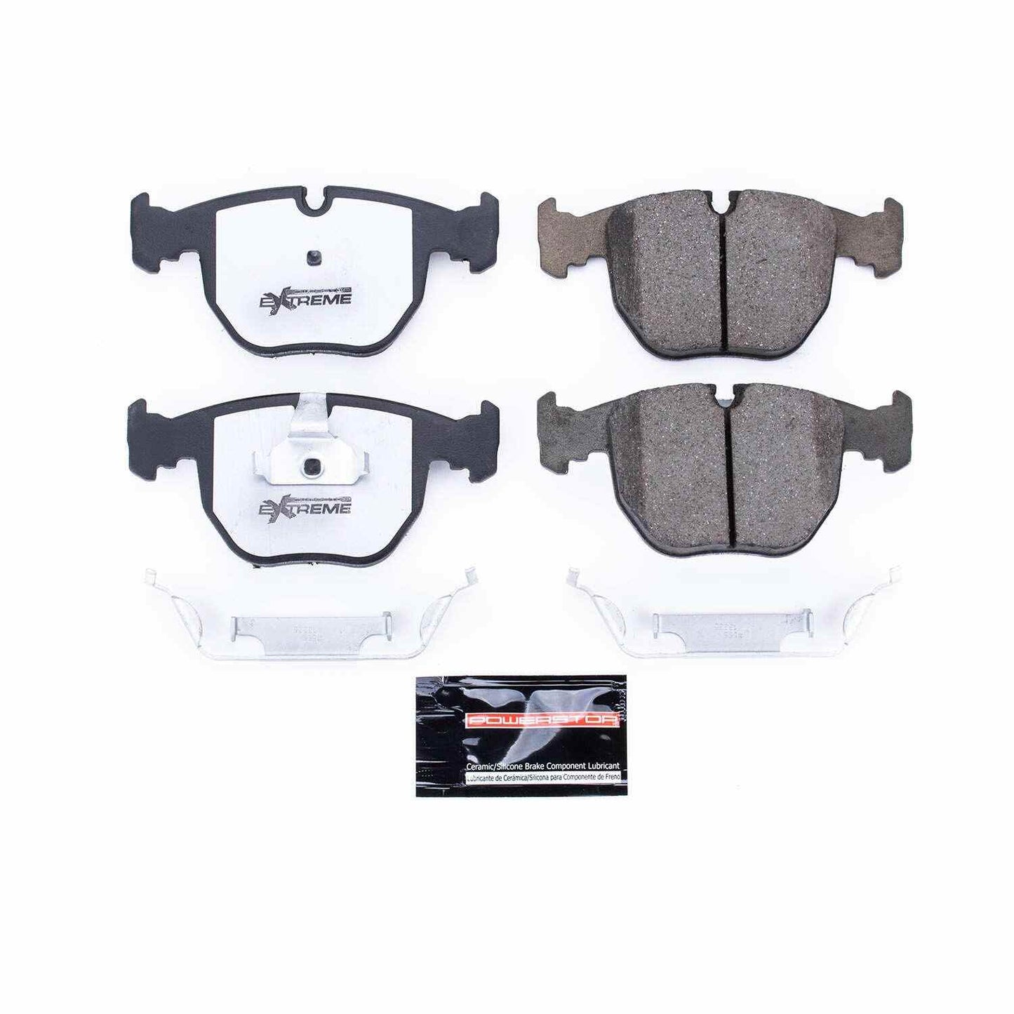 PowerStop Power Stop 01-03 BMW 530i Front Z26 Extreme Street Brake Pads w/Hardware Z26-681